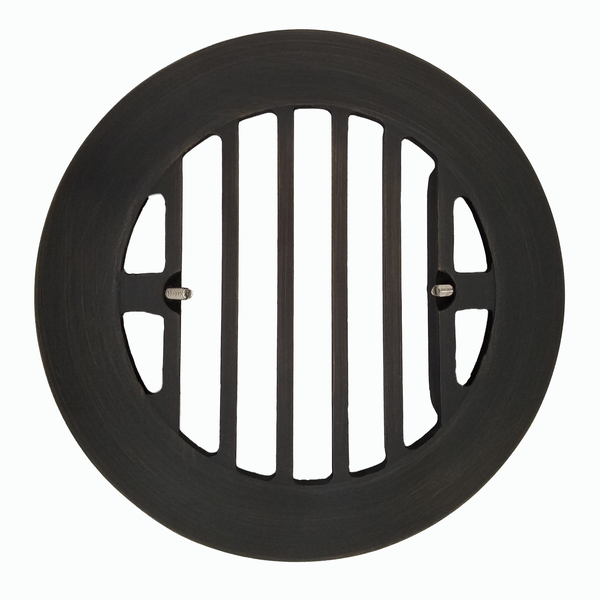 WL6 Louvered Brass Well Light Cover - Image 2